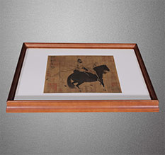 郧阳书画装裱配框服务案例